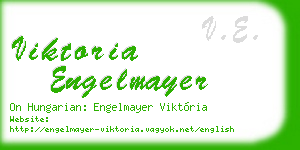 viktoria engelmayer business card